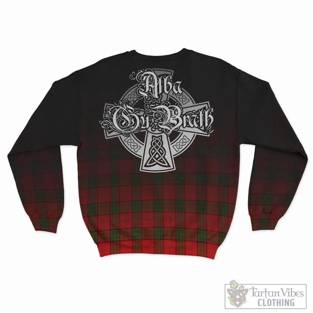 Adair Tartan Sweatshirt Featuring Alba Gu Brath Family Crest Celtic Inspired