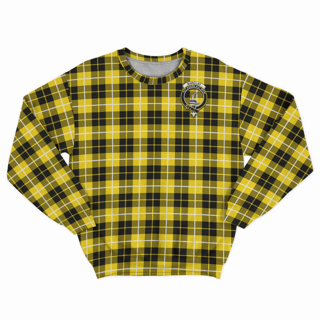 Barclay Dress Modern Tartan Sweatshirt with Family Crest