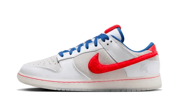 Nike Dunk Low Retro PRM Year of the Rabbit White Crimson Varsity Royal