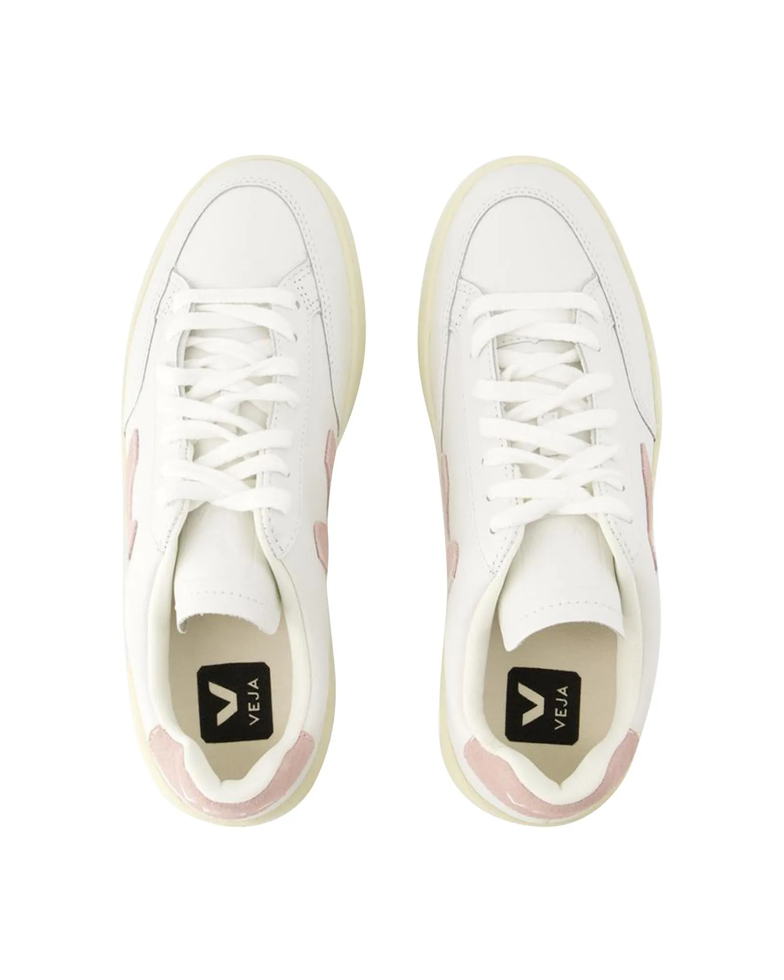Smooth Leather Lace-Up Sneakers